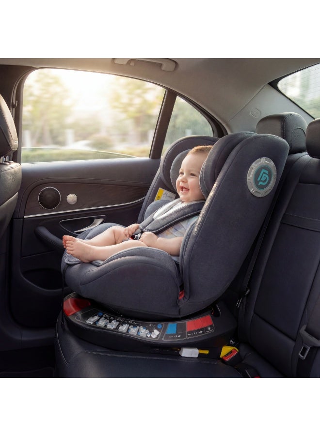 POPYPAPA Multi-Stage Baby Car Seat 0-36kg (Group 0+/1/2/3) with ISOFIX & 360° Rotation – Reclining Side Impact Protection for Growing Children - Image 5